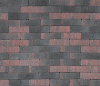 Tremico dikformaat 20x6,7x6 cm Rood-zwart - Paviment.nl