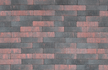 Tremico waalformaat 20x5x6 cm Rood-zwart - Paviment.nl