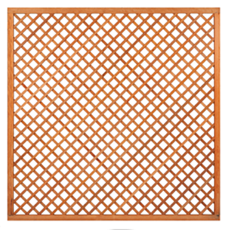 Hardhouten trellis diagonaal 180x180 cm