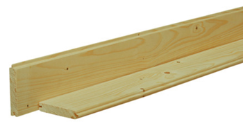 Dakbeschot plank vuren 300x9,5x1,7 cm Groen ge&iuml;mpregneerd - paviment.nl