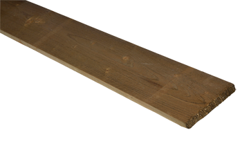 Geschaafde plank grenen 400x20x2 cm Groen ge&iuml;mpregneerd - paviment.nl