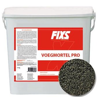 Fixs Voegmortel Pro Basalt met inlay