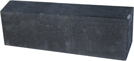 Palissade block 45x15x15cm zwart