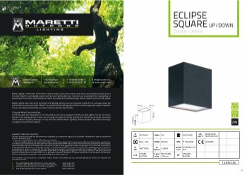 Eclipse square up/down Zwart 12v Detail - Paviment.nl