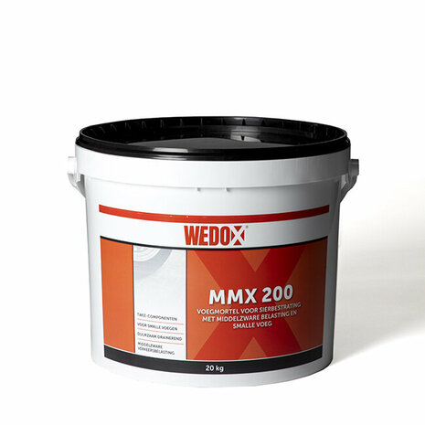 Wedox MMX 200 2K voegmortel Steengrijs 20 kg