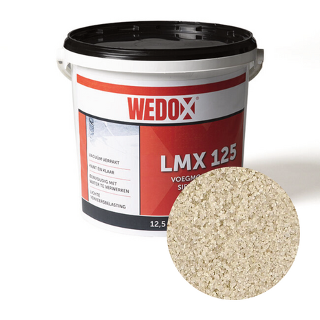 Wedox LMX 125 1K voegmortel Naturel 12,5 kg l Paviment