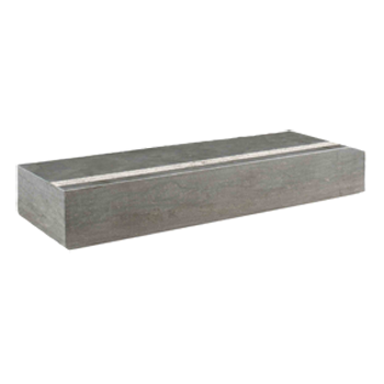 Bluestone bloktrede met anti-sliprand 100x35x15 cm Antraciet Detail - Paviment.nl