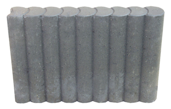 Rondoband &Oslash;8x50x50 cm Grijs - paviment.nl