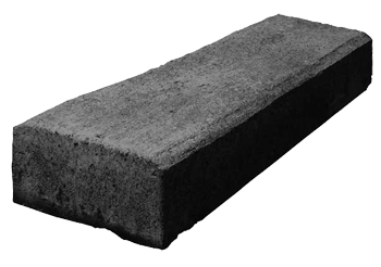 Betonbiels 12x20x75cm Antraciet