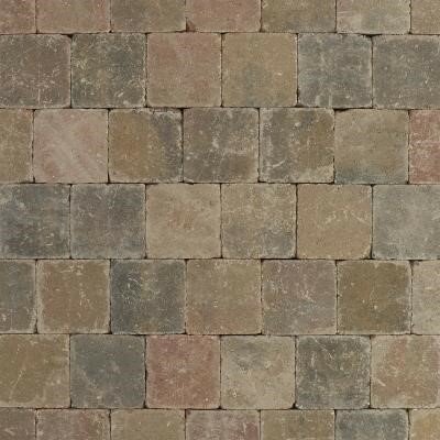Metro Trommelsteen 15x15x6 cm Brons genuanceerd - paviment.nl