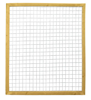 Wilnis-trellis zachthouten frame 180x180 cm Groen ge&iuml;mpregneerd - paviment.nl