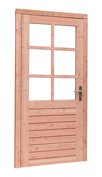 Douglas deur 6-ruits luxe 221x109 cm Blank - Paviment.nl