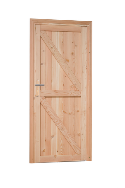 Douglas deur dicht 201x90 cm Blank Achterkant - Paviment.nl