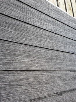 WPC Gardenwall siding 400x14,2x1,3 cm Vintage black - Paviment.nl