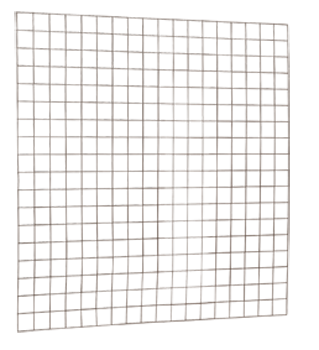 Draadpaneel stekloos 180x180 cm, maas 10x10x0,4 cm Verzinkt - Paviment.nl