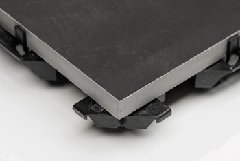 Ceramidrain 60x60x4 cm Concrete black sfeer