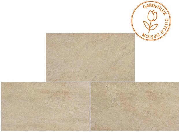 Cera3line Lux &amp; Dutch 45x90x3cm Pietra Serena cream