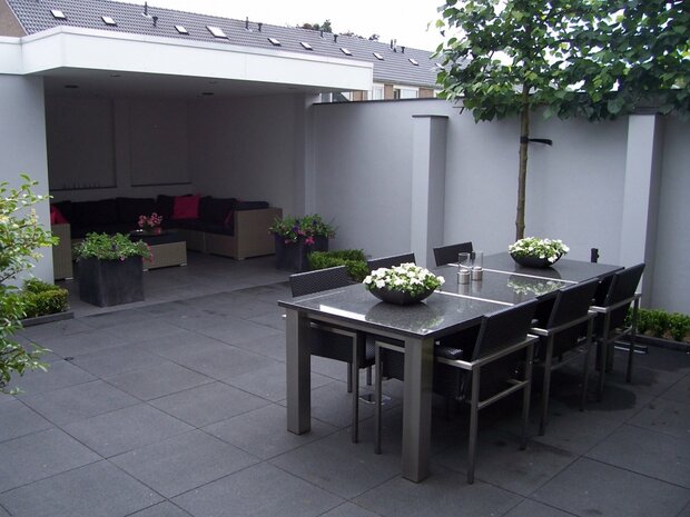 Cottage Stones 60x60x4cm bristol zwart sfeer