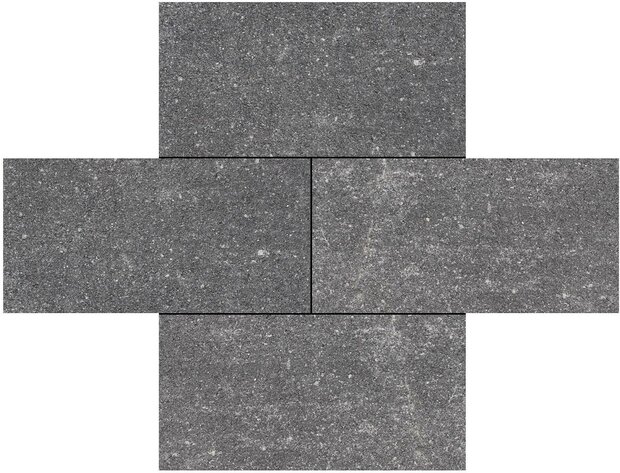 Strato 20x30x6cm antwerpen grijs/zwart