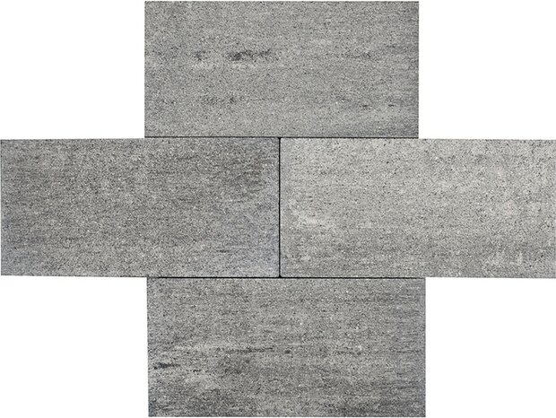 Strato 25x50x6cm brugge grijs/zwart