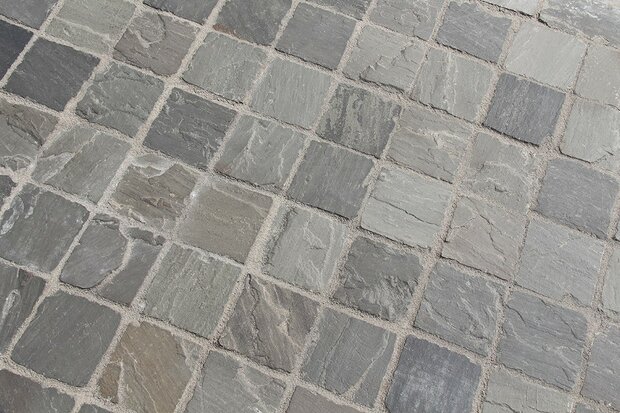 TB Greskei 14x14x5/7cm Metz grijs sfeer