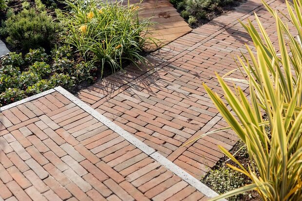 Oud Hollandse Opsluitband 5x50x100cm grijs sfeer