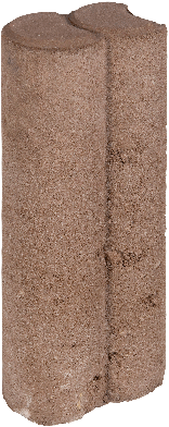 Mini Duo Palissaden &Oslash;6x8,3x25cm bruin