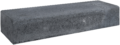 Retro Betonbiels 60x20x12cm zwart