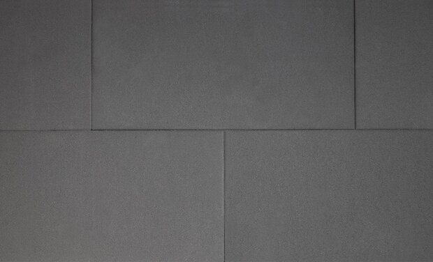 H2O comfort square 40x80x5 cm black