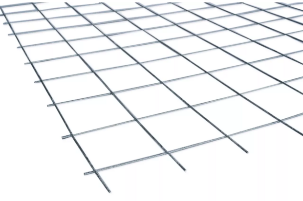Bouwstaalmat 2x3m 0,4x15x15 Verzinkt