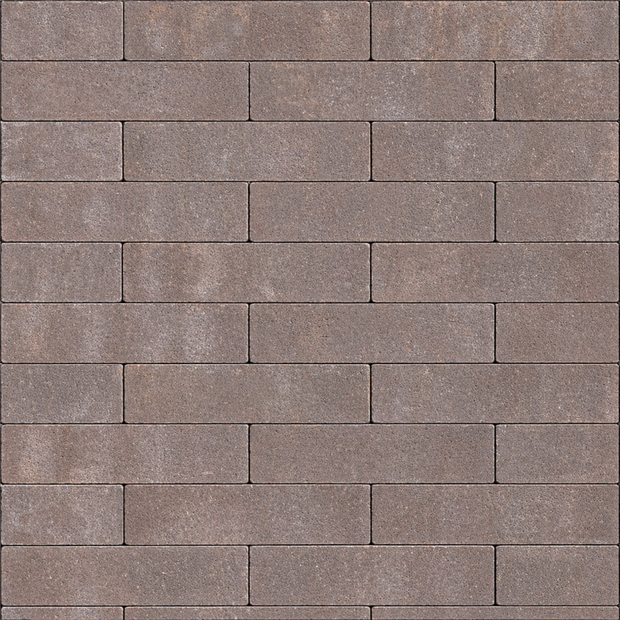 Waalformaat Strak 20x5x7cm Rood/Paars zonder facet