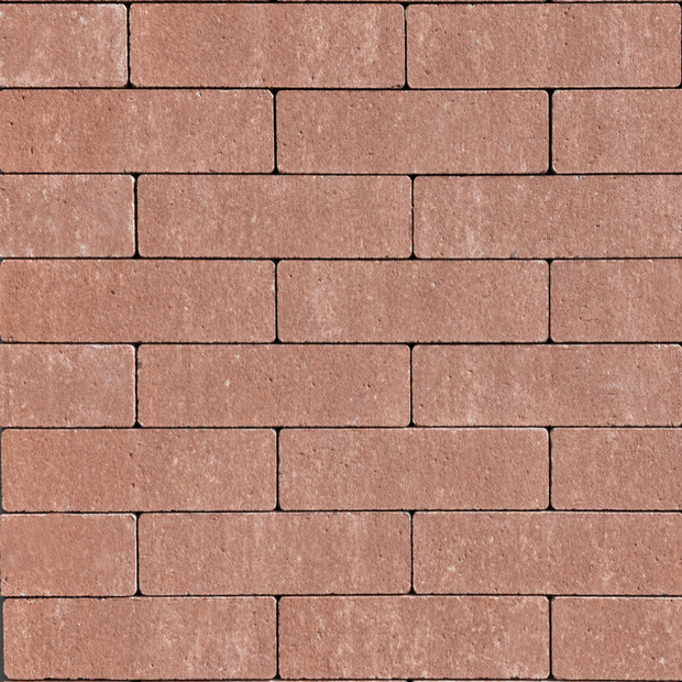 Dikformaat Strak 21x7x7cm Rood zonder facet