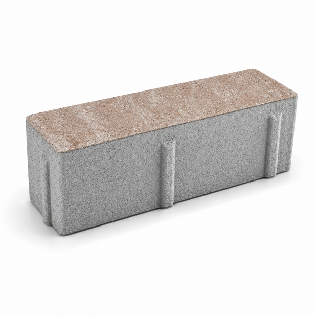 Dikformaat Strak 21x7x7cm Beige/Bruin zonder facet