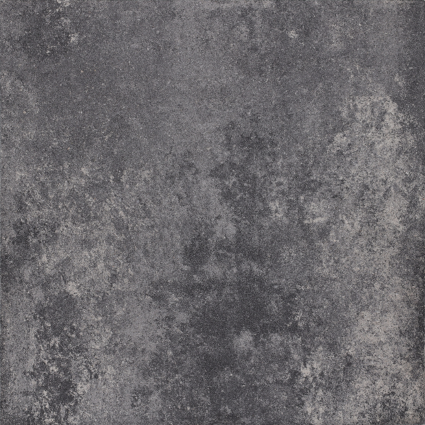 Accent terrastegel 60x60x4 cm Antraciet genuanceerd