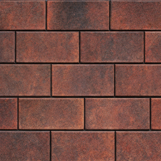 Tremico Betonklinker 8cm 21x10,5cm Rood Zwart