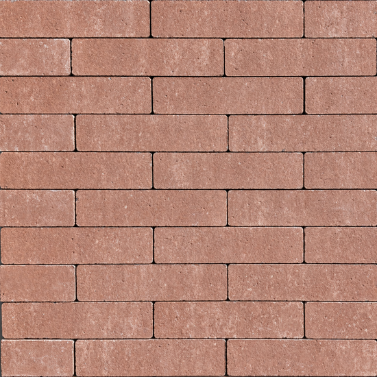 Waalformaat Strak 20x5x7cm Rood zonder facet