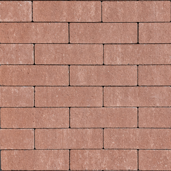 Dikformaat Strak 21x7x7cm Rood zonder facet