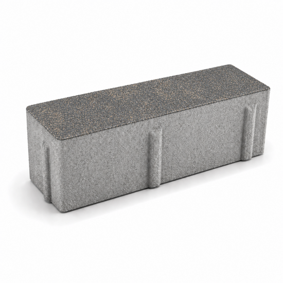 Dikformaat Strak 21x7x7cm Grijs/Beige zonder facet