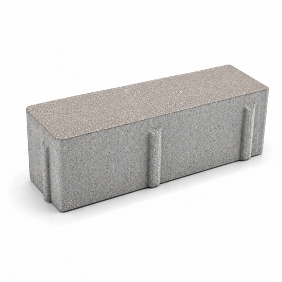 Dikformaat Strak 21x7x7cm Grijs zonder facet