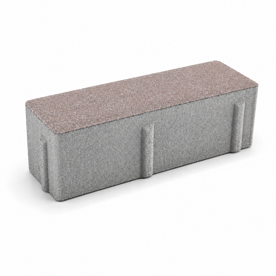 Dikformaat Strak 21x7x7cm Grijs zonder facet