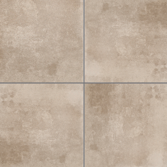 Accent terrastegel 60x60x4 cm Beige/Bruin genuanceerd