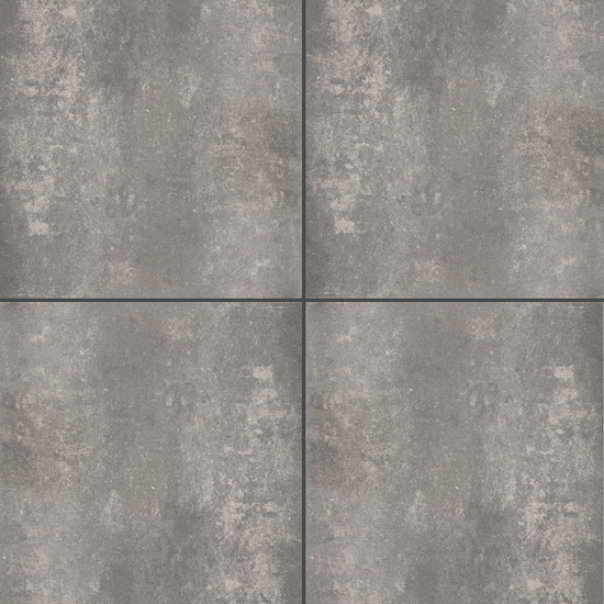 Accent terrastegel 60x60x4 cm Grijs genuanceerd