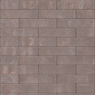 Waalformaat Strak 20x5x7cm Rood/Paars zonder facet