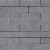 Dikformaat Strak 21x7x7cm Donker Grijs
