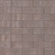 Dikformaat Strak 21x7x7cm Rood/Paars