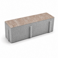 Dikformaat Strak 21x7x7cm Beige/Bruin zonder facet