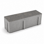 Dikformaat Strak 21x7x7cm Grijs/Beige zonder facet