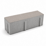 Dikformaat Strak 21x7x7cm Grijs zonder facet