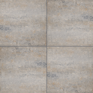 Accent terrastegel 60x60x4 cm Grijs/Bruin genuanceerd