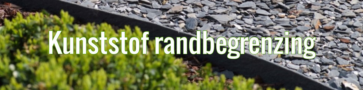 Kunststof randbegrenzing Kunststof-randbegrenzing